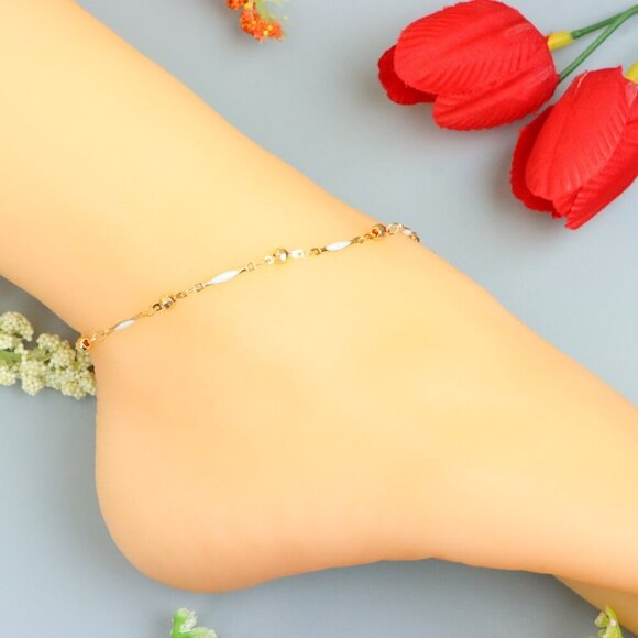 "Handmade Anklet – A Stylish Choice for Women, Thoughtful Gift Idea, EVCH1685 - Picture 7 of 10